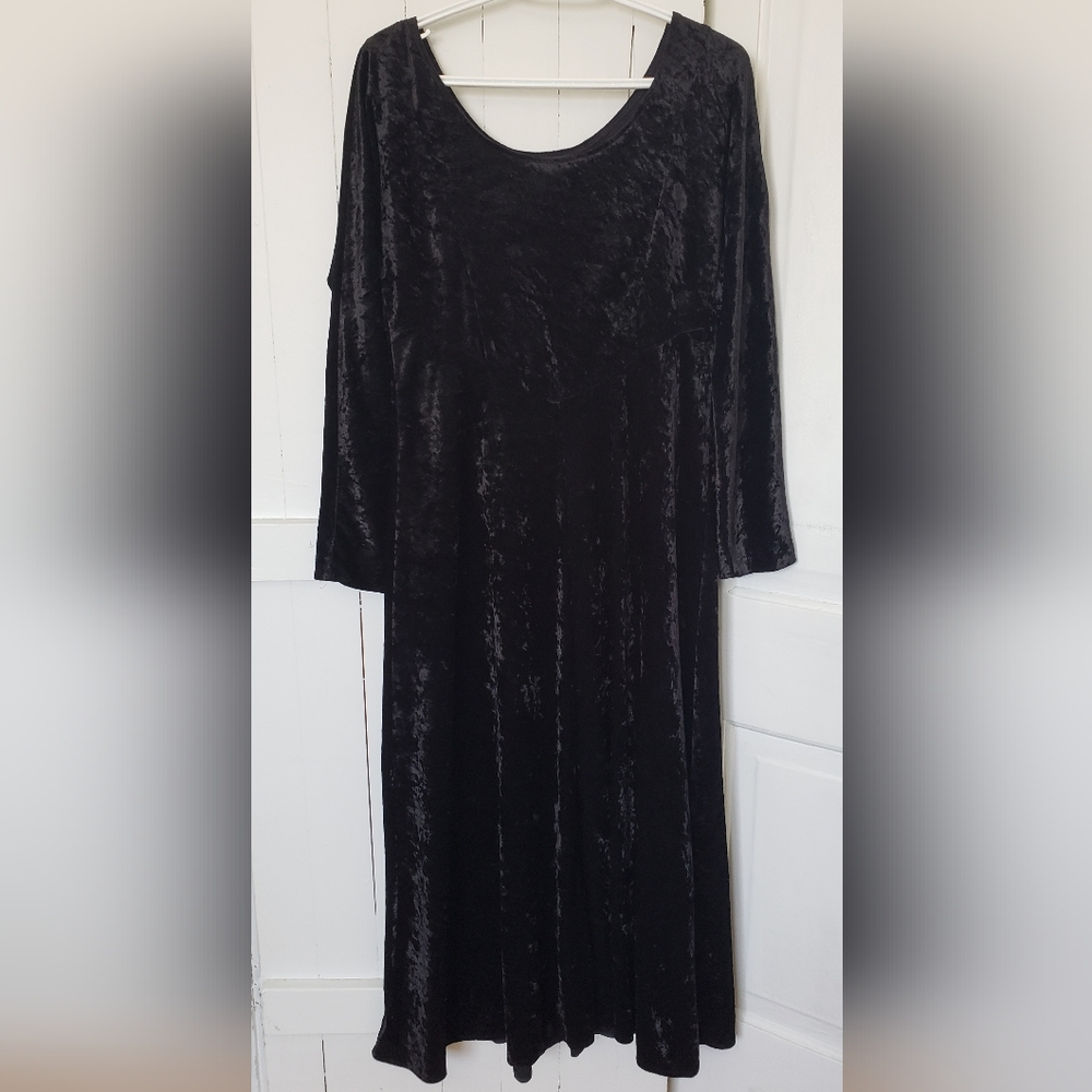 Vintage 90s Velvet All That Jazz Dress